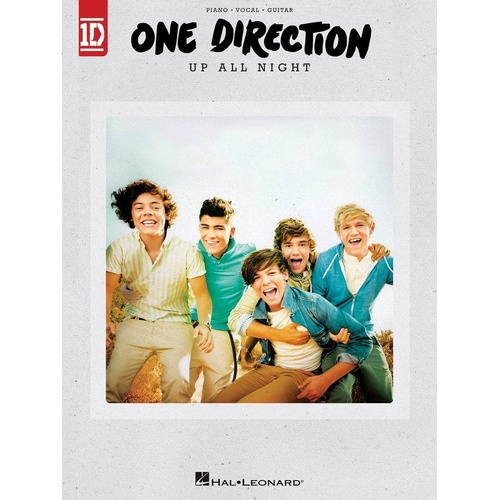 One Direction - Up All Night Songbook for Piano, Vocal & Guitar, 136 Pages