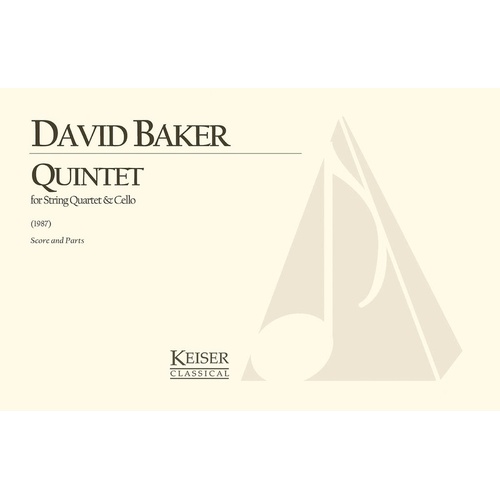 Baker - Quintet For String Quartet/Cello Score/Parts (Pod) (Music Score/Parts)