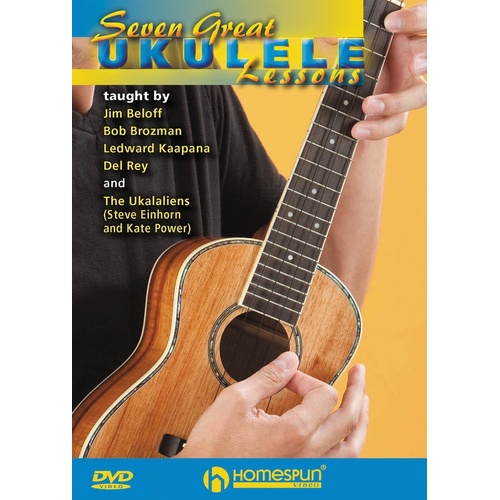 Seven Great Ukulele Lessons DVD (DVD Only)