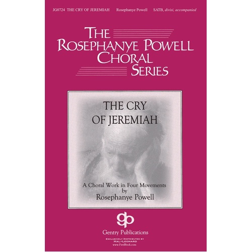 Cry Of Jeremiah Organ Score (Softcover Book)