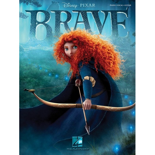 Brave Movie Selections PVG - Guitar & Piano Songbook by Patrick Doyle, 48 Pages, Features 7 Songs & 8 Pages of Full-Color Art