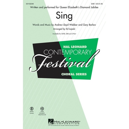 Sing SAB (Octavo)