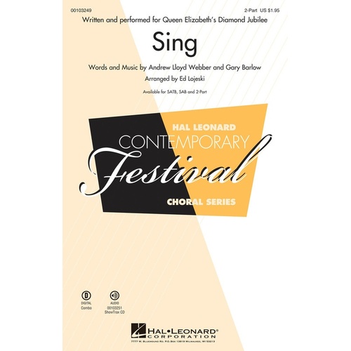 Sing 2Pt (Octavo)