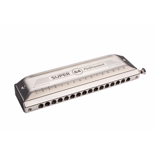 Hohner Super 64 Performance Chromatic Harmonica with VarioSpring System and SilentSlide Technology