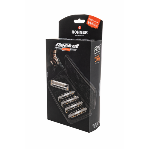 Hohner Rocket Harmonica 5-Pack in C, G, A, D, BB-Major