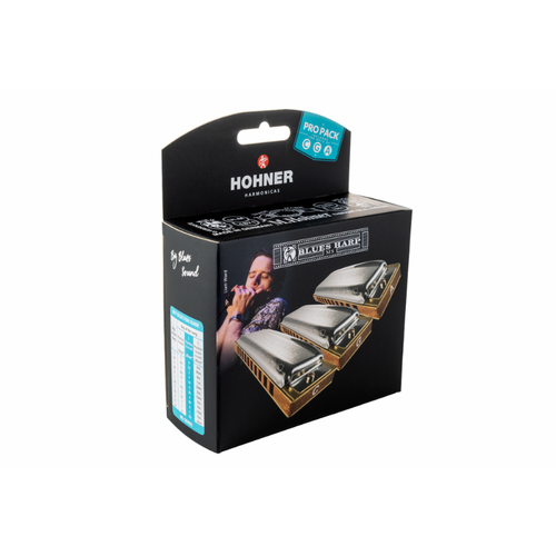 Hohner Blues Harp ProPack Harmonica Set in C, G, A Major