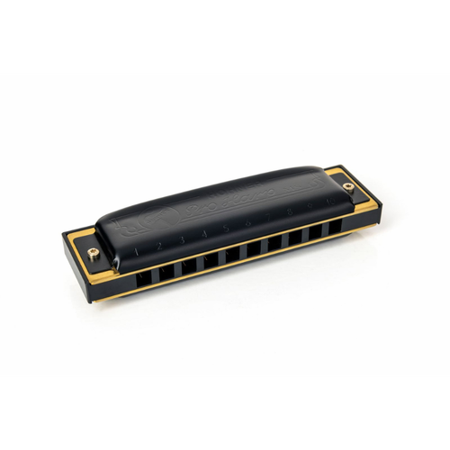 Hohner Pro Harp AB-Major Harmonica - Rock Harp Design, Rugged Durability, Suitable for Beginners and Advanced Players