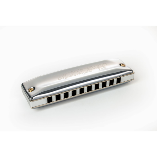 Hohner Meisterklasse BB-Major Harmonica with Chrome Covers and Aluminium Comb