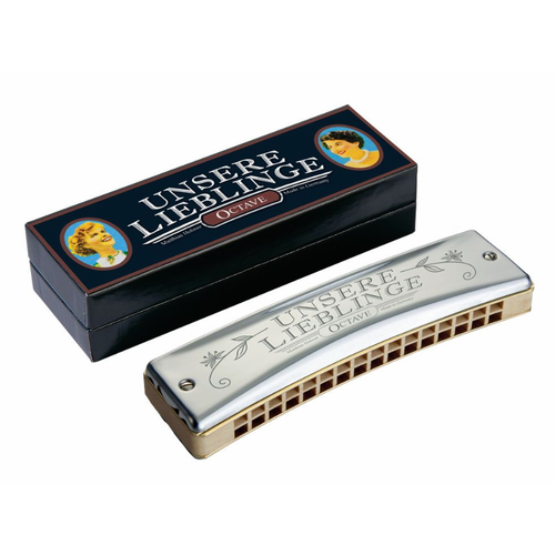 Hohner Unsere Lieblinge 32 G Harmonica - Compact Folk Music Instrument