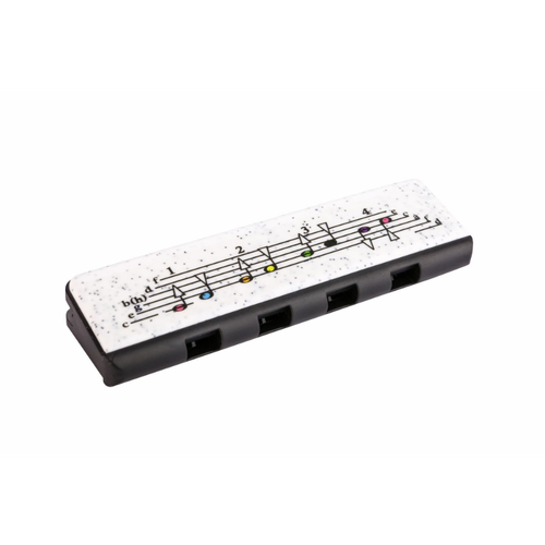 Hohner Speedy Diatonic Beginner Harmonica - Black/White