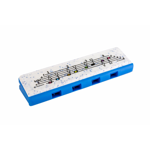 Hohner Speedy Diatonic Beginner Harmonica - Dark Blue/Light Blue