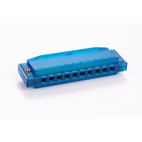 Hohner Translucent Diatonic Harmonica C Blue