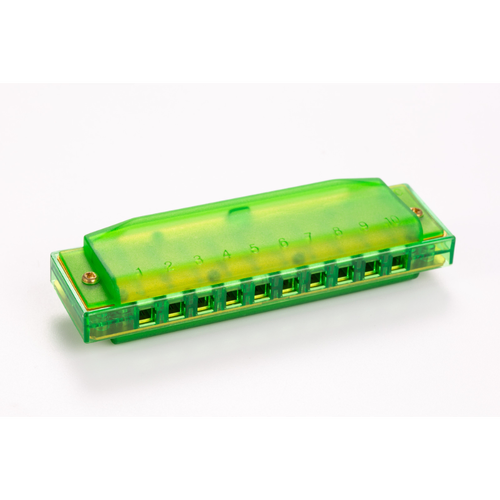 Hohner Translucent Diatonic Harmonica C Green