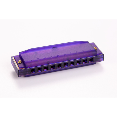 Hohner Translucent Harmonica C - Purple