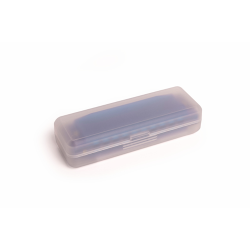 Hohner Translucent Harp C with Blue Hardcase
