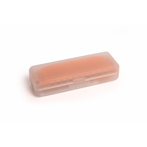 Hohner Translucent Harp C with Orange Hardcase