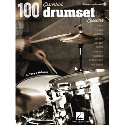 100 Essential Drumset Lessons by Hal Leonard