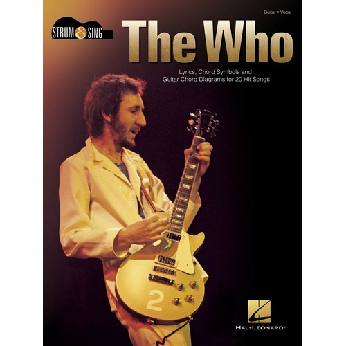 The Who - Strum and Sing Guitar (Softcover Book)