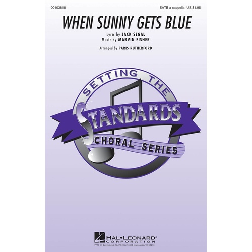 When Sunny Gets Blue SATB (Octavo)