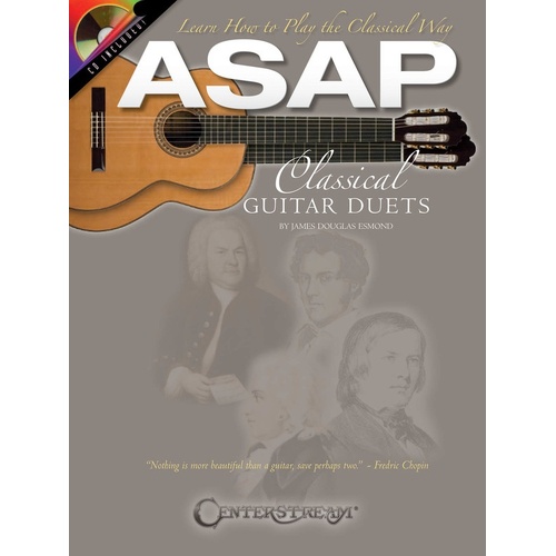 ASAP Classical Guitar Duets Book/CD (Softcover Book/CD)
