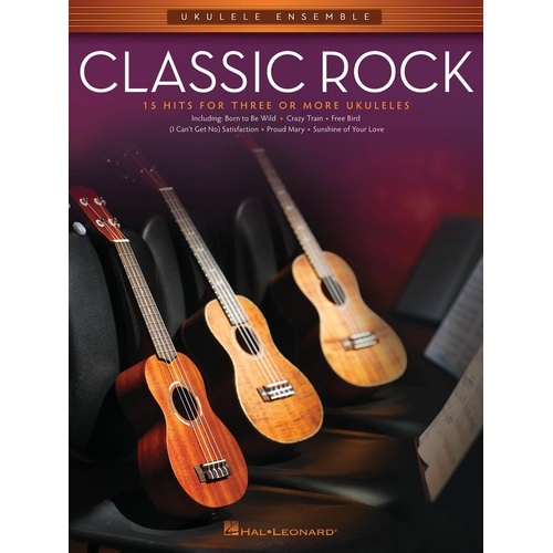 Classic Rock Ukulele Ensemble Mid Intermediate (Softcover Book)