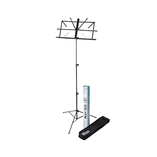Beam Accessories Black Music Stand with Carry Bag - BM1