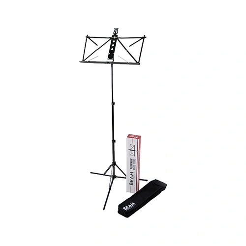 Aluminium Deluxe Music Stand with Carry Bag - Black BM6