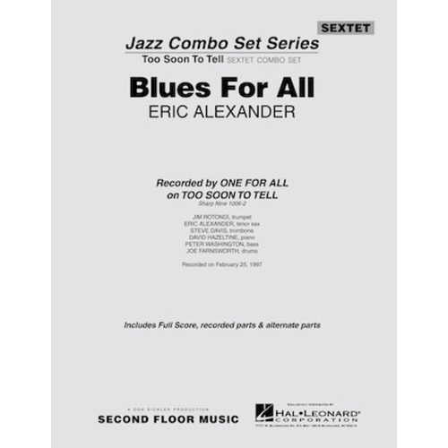 Jazz Combo Sextet Sc/Pts Score/Parts