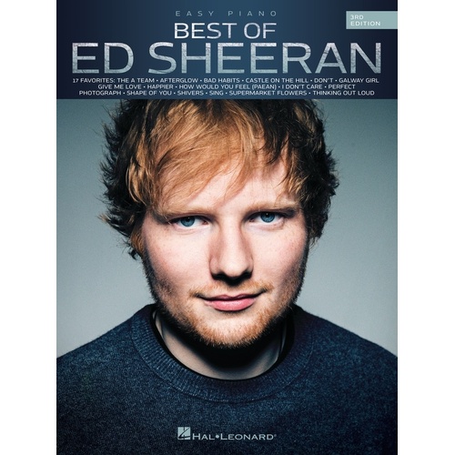 Best Of Ed Sheeran - 3Rd Edition Easy Piano Softcover Book (Piano|Vocal)