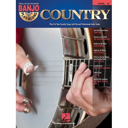 Country Banjo Play Along V2 Book/CD (Softcover Book/CD)