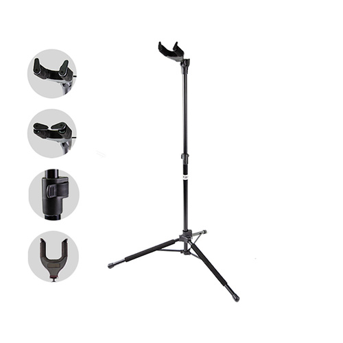 Beam Accessories Guitar Stand with Auto Grip Lock and Adjustable Height