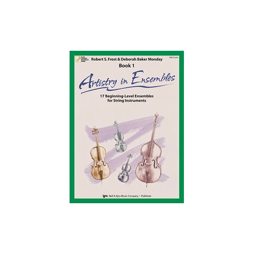 Artistry in Ensembles Book 1 - Score, Strings, 142 Pages, Neil A. Kjos Music Company