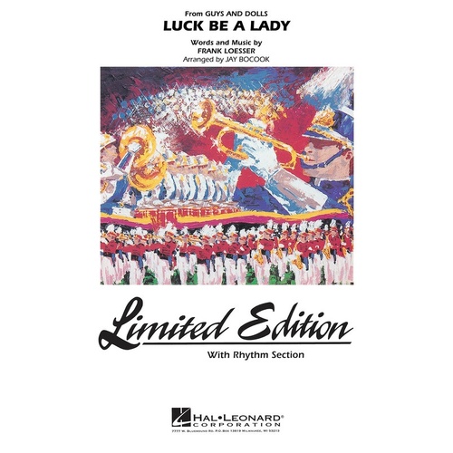 Luck Be A Lady (From Guys and Dolls) Pelej Marching Band 4 (Music Score/Parts)