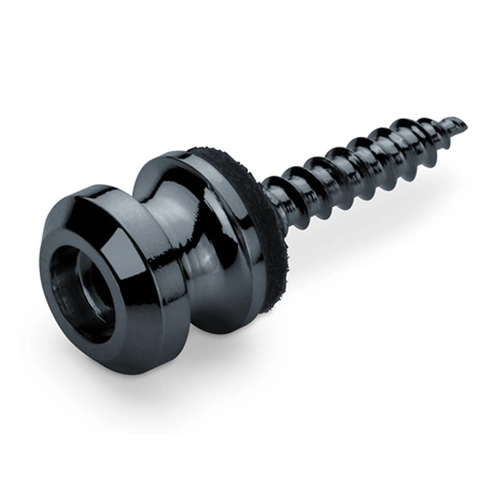 Schaller Straplock Endpin Button Kit Black (Pair)