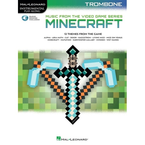 Minecraft Music for Trombone - Instrumental Play-Along with Audio Access