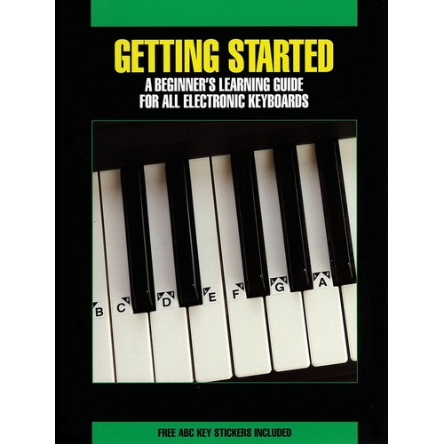 Getting Started For All Electronic Keyboards (Softcover Book)