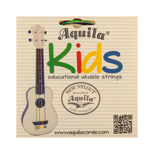 Aquila Uke SET-Kids – Soprano/Concert/Tenor with Method & Sticker 138U