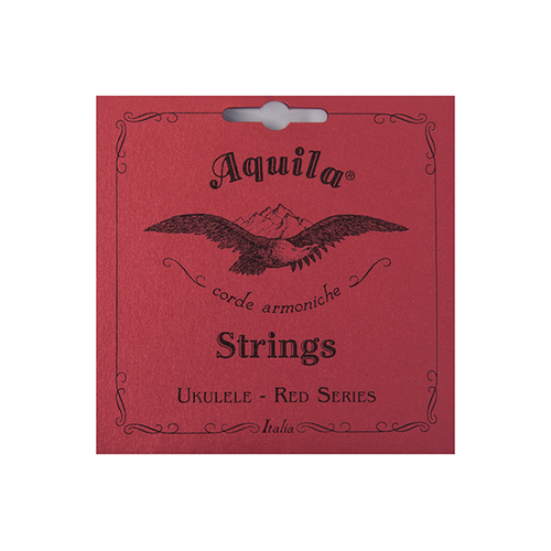 Aquila Uke String Set-Red Series-Concert w/LowG 86U