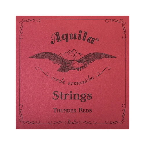 Aquila Bass Ukulele String Set-Thunder-Red 91U