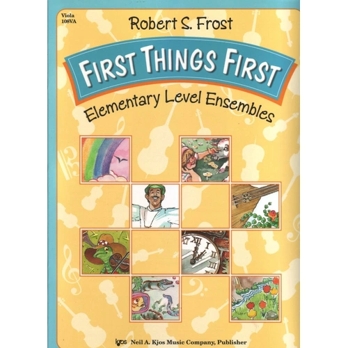 First Things First Viola - Traditional Folk Songs and Classical Themes for Beginners