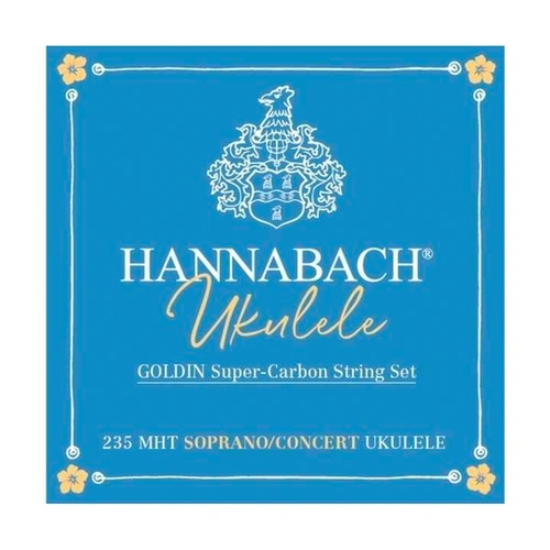 Hannabach Uke Set Goldin Super-Carbon Soprano/Concert Strings 235MHT