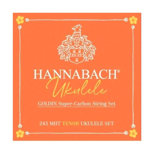 Hannabach Uke Set Goldin Super-Carbon Tenor 243MHT