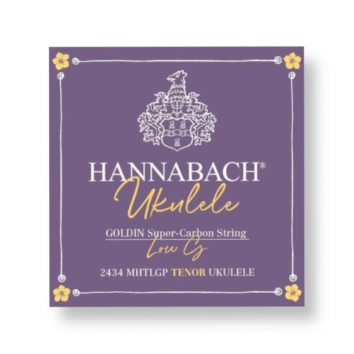 Hannabach Goldin Super-Carbon Tenor Ukulele Strings - Low G