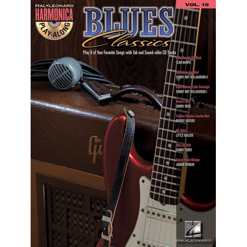 Blues Classics Harmonica Playalong V10 Book/CD (Softcover Book/CD)