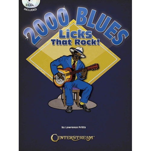 2000 Blues Licks That Rock Book/3CD (Softcover Book/CD)