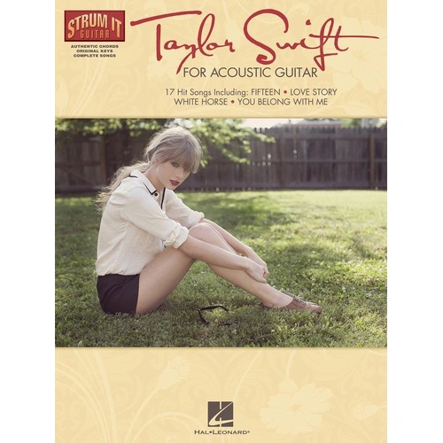 Taylor Swift for Acoustic Strum It Guitar Songbook