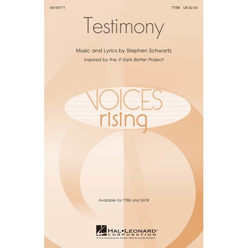 Testimony TTBB (Octavo)