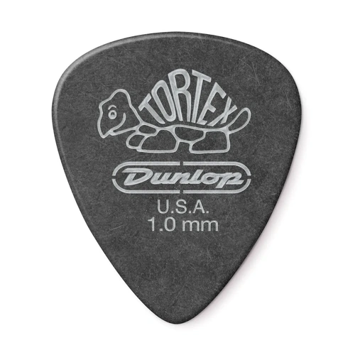 Jim Dunlop 1.00MM Tortex Black Gold Jazz Guitar Pick (Single)