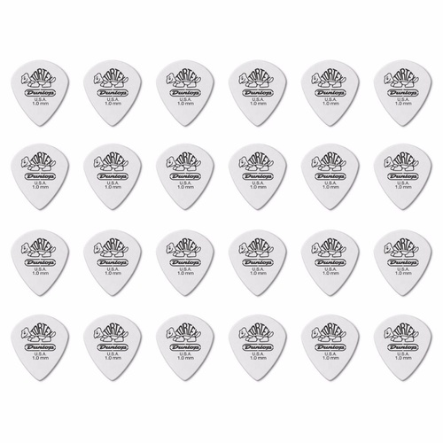 24 x Jim Dunlop Tortex Jazz 3 White 1.00mm Guitar Picks III 478R