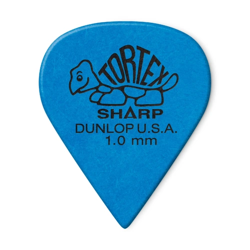 JIM DUNLOP 1.00MM TORTEX SHARP PICK  (Single)